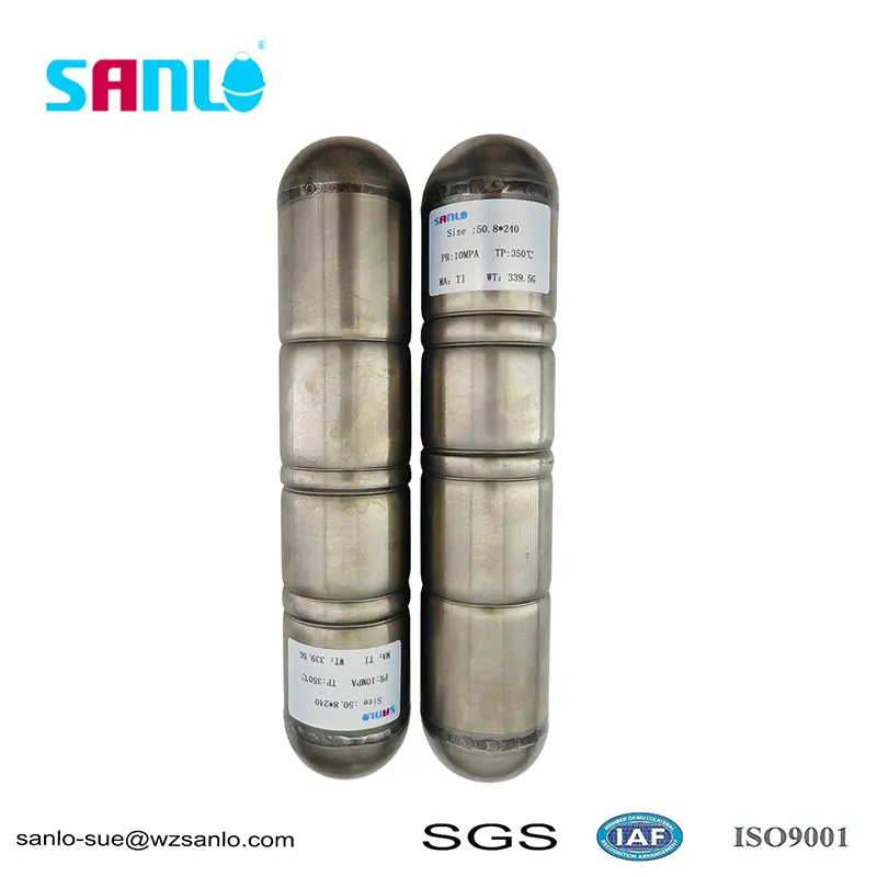 50*240 Титановый плавающий шар, устойчивый к высокому давлению